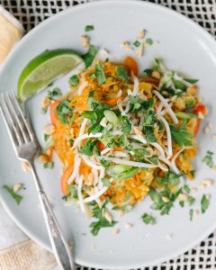 spaghetti squash pad thai